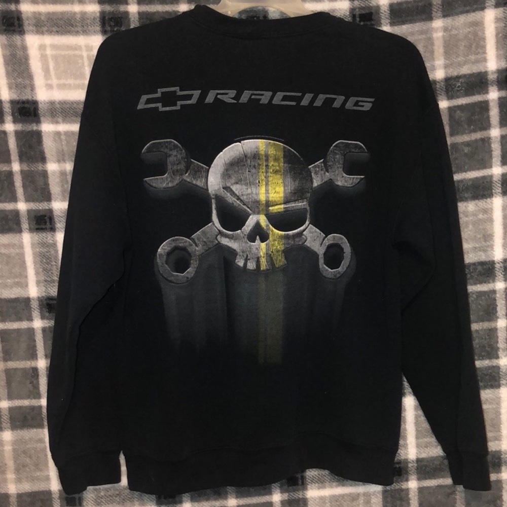 oversized chevy crew neck